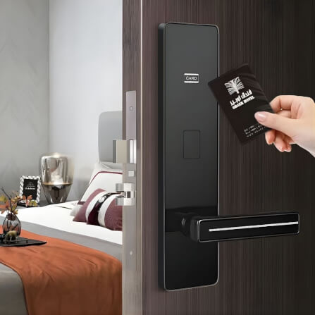 กลอนประตูดิจิตอล WINMAX รุ่น WN-S19 สีดำ เหมาะสำหรับโรงแรม_2